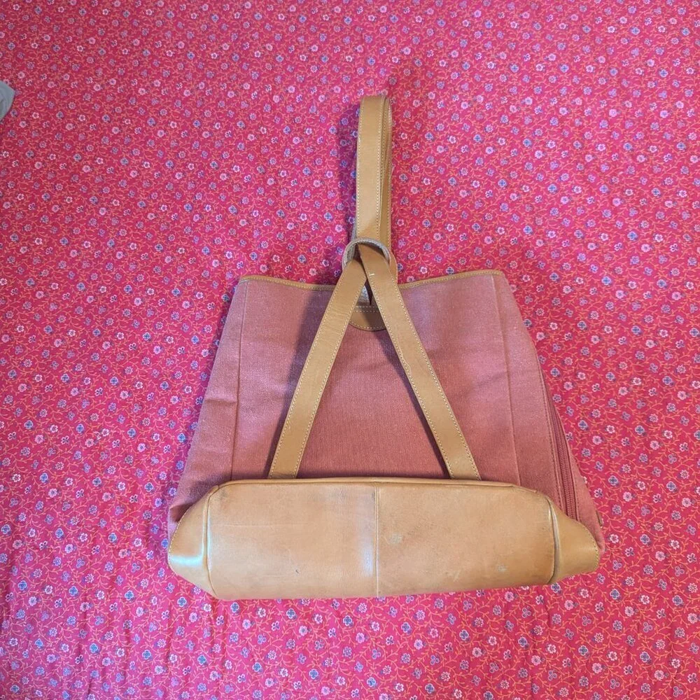 Sundance Backpack Leather Washed‎ Canvas Convertible Bag Coastal Cowgirl Boho